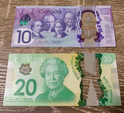 Buy Counterfeit 20 Canadian Dollar bills 