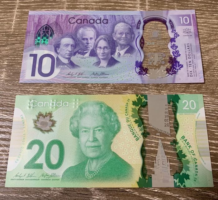 Canada 5$ Bill Note Canadian Currency paper bill Current currency New bill $ 5