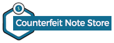 counterfeit note store Logo