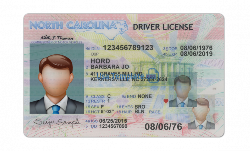 real and fake North Carolina driver’s licenses for sale